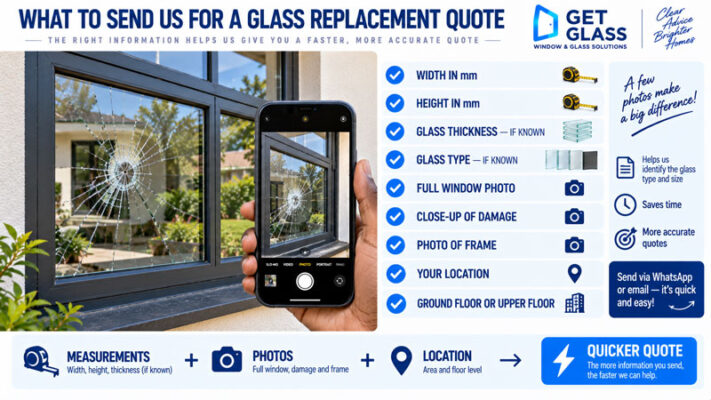Infographic image about What to Send for a Window Glass Replacement Quote Get Glass
