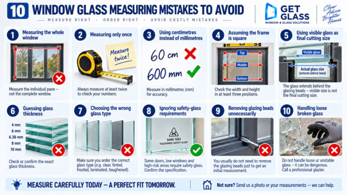Comprehensive infographic about Common Window Glass Measuring Mistakes Get Glass